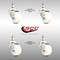 Service Caster 3 Inch 316SS Nylon Wheel Swivel 3/8 Inch Threaded Stem Caster Set SCC-SS316TS20S314-NYS-381615-4 - alternate 2